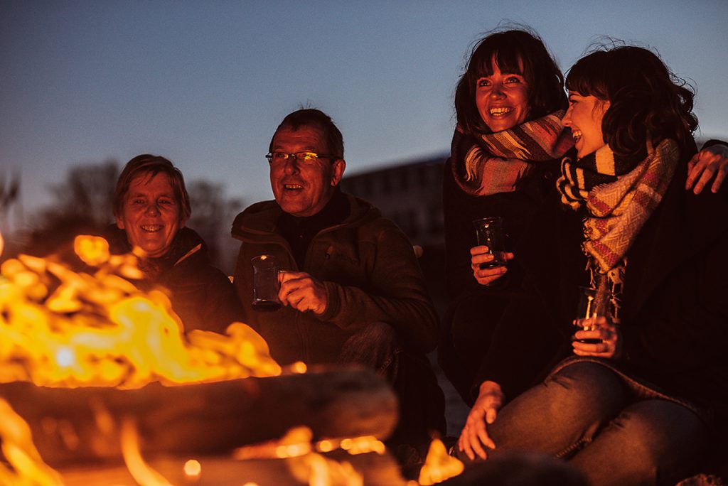 Lagerfeuer am Strand